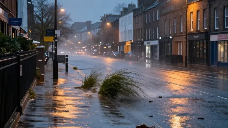 Illustration for: 58 Flood Alerts Issued as Storm Boelo Lands